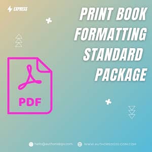 Print Book Formatting Standard Package